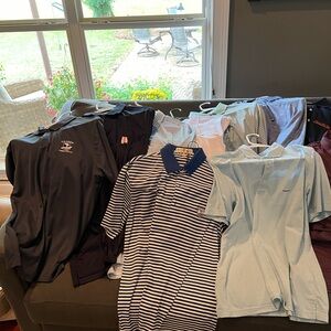 13 POLO BUNDLE Sizes S-L. Pebble Beach, masters, and US Open